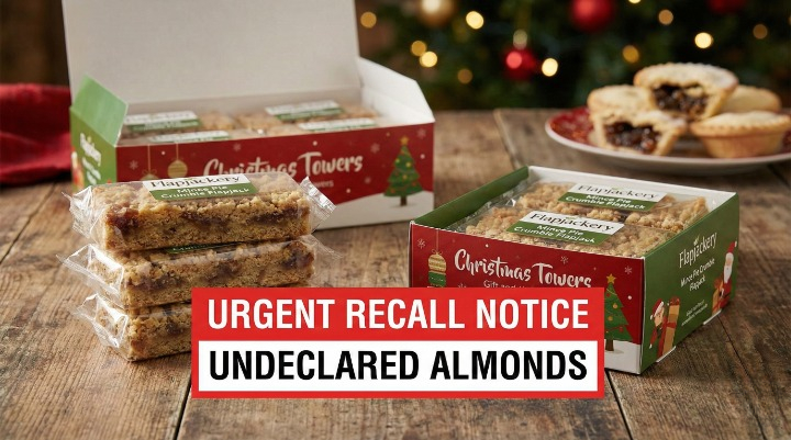 Flapjackery Mince Pie Crumble Recall