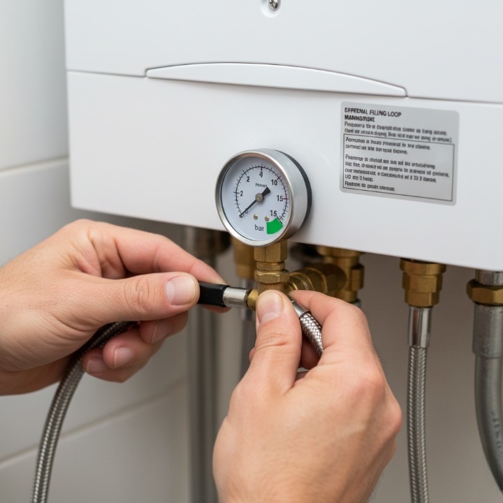 How to Re-Pressurise Your Boiler Using the Filling Loop