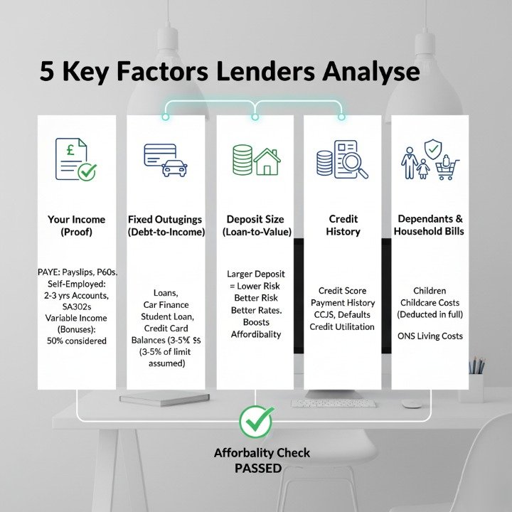 The 5 Key Factors Lenders Analyse