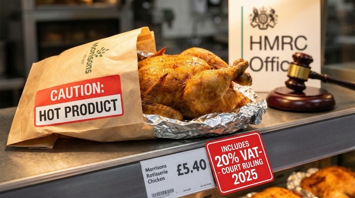 Morrisons Rotisserie Chicken VAT