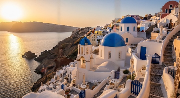 Santorini Mykonos Tourism Drop