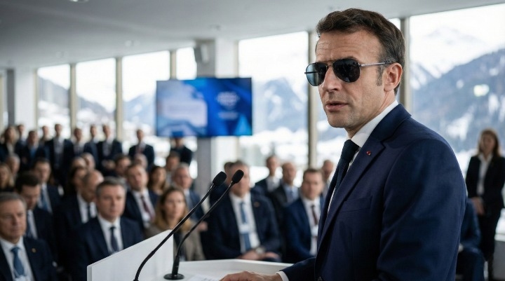 Why is Macron Wearing Sunglasses