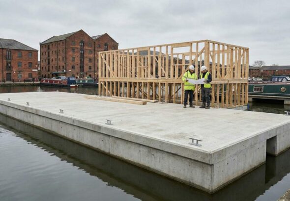 Concrete Pontoon Houseboat