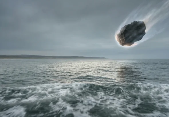 Asteroid Hit North Sea