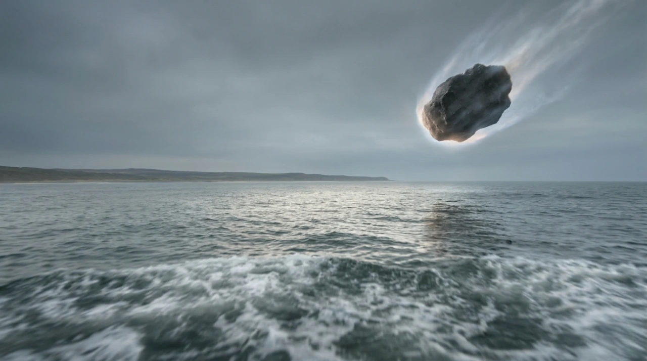 Asteroid Hit North Sea