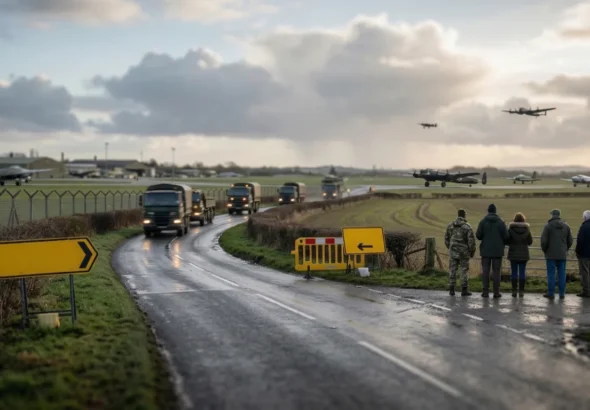 RAF Fairford Road Closures