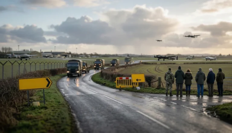 RAF Fairford Road Closures
