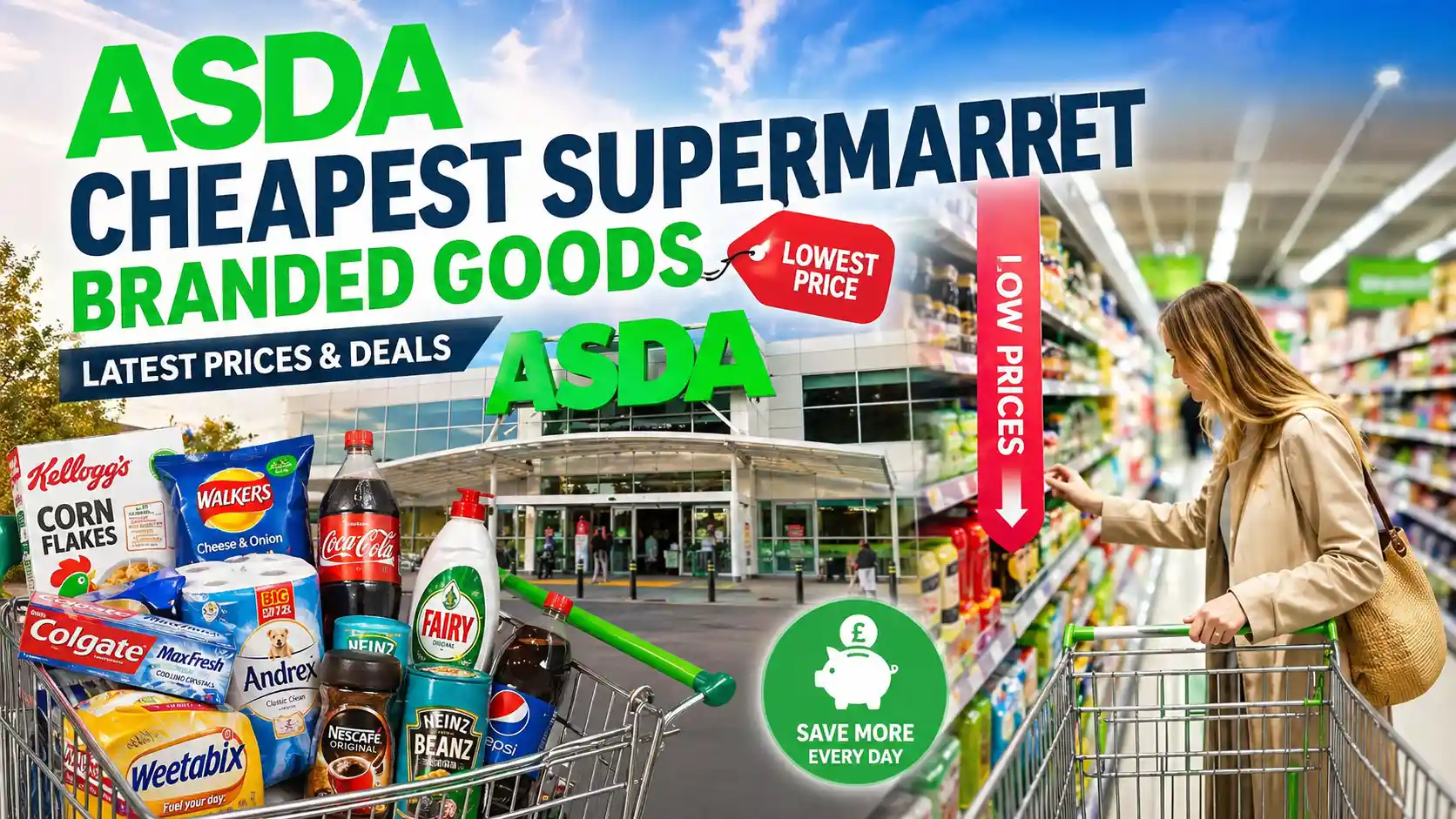 Asda Cheapest Supermarket Branded Goods