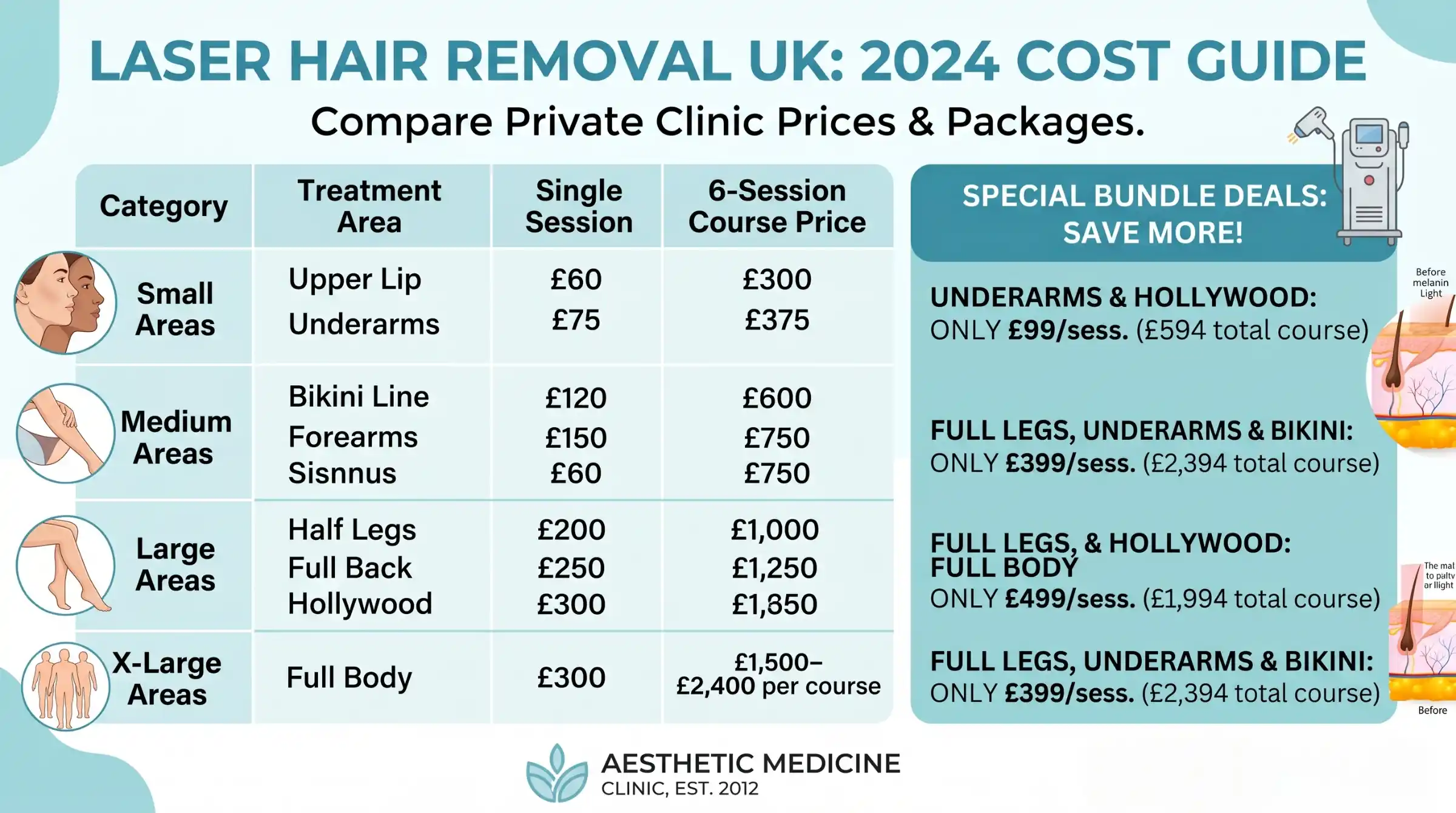 How Much Is Laser Hair Removal