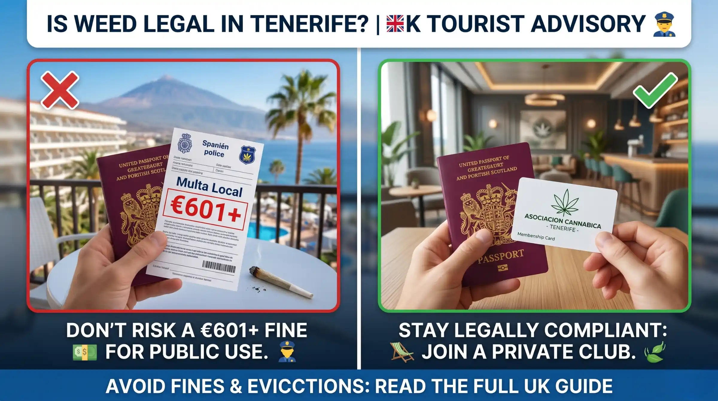 Is weed legal in Tenerife