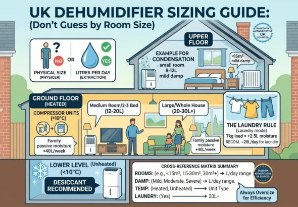 What size dehumidifier do I need