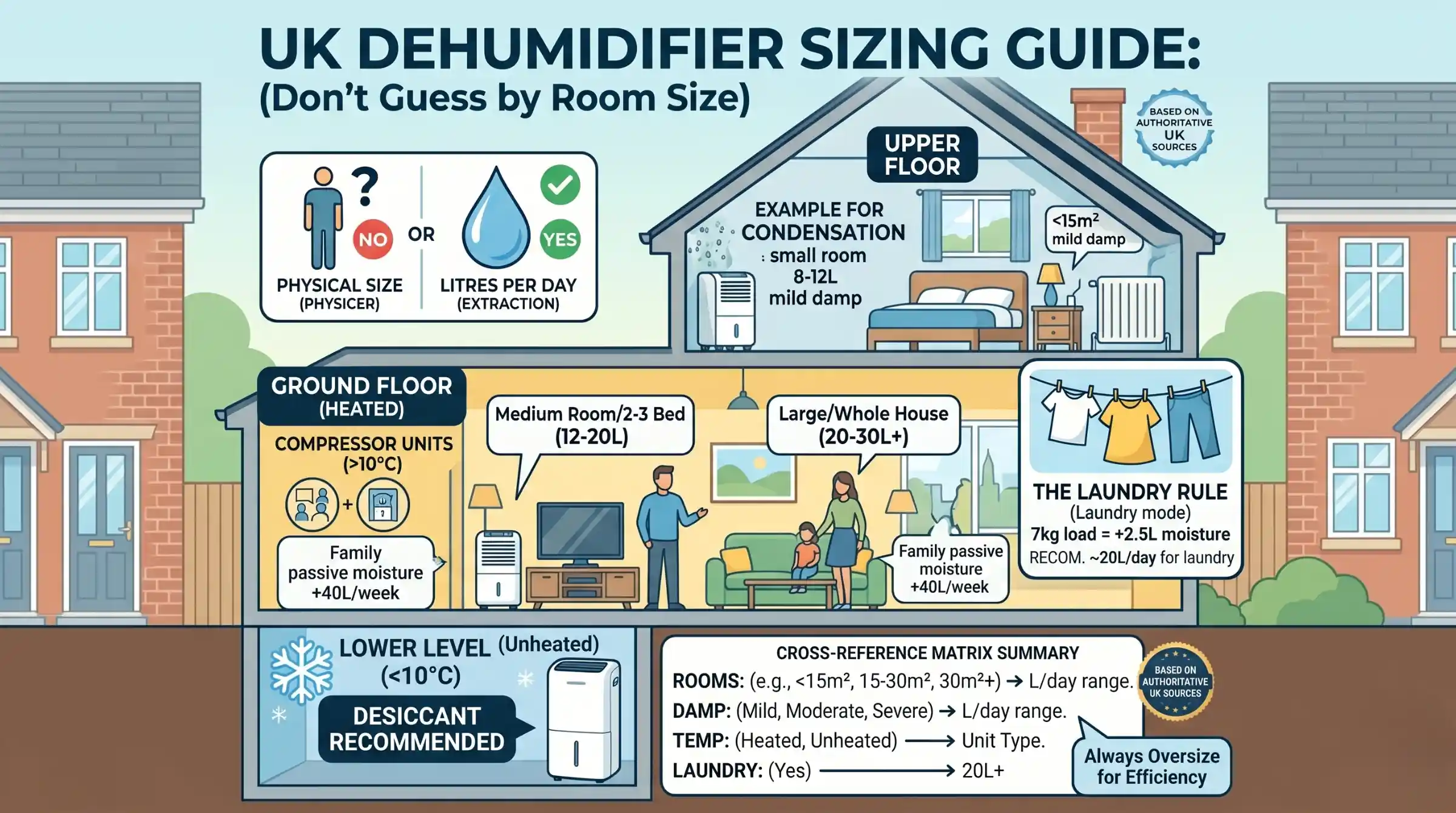 What size dehumidifier do I need