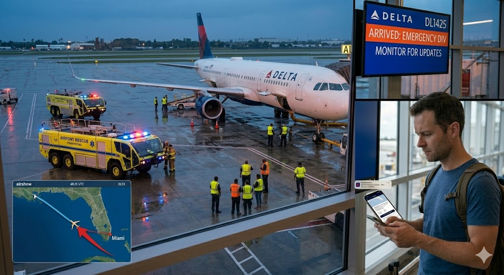 Delta Flight Emergency Landing