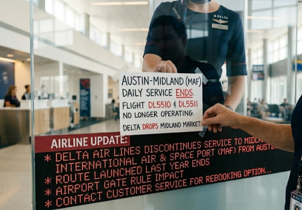 Delta Discontinues Flights to Midland: Why the Airline Pulled Out of MAF