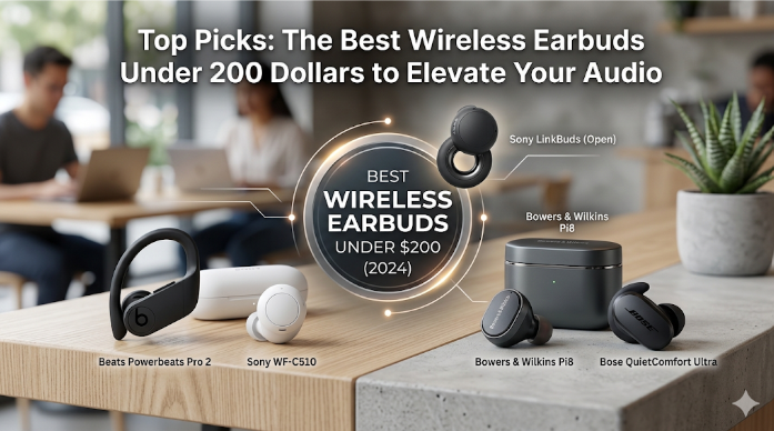 best wireless earbuds under 200 dollars 2024