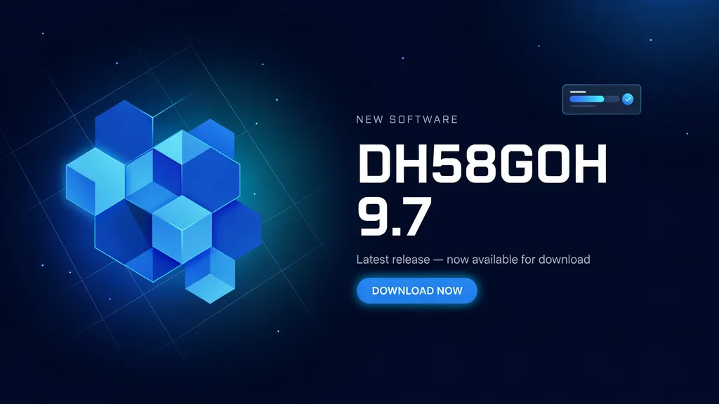 New Software DH58GOH9.7