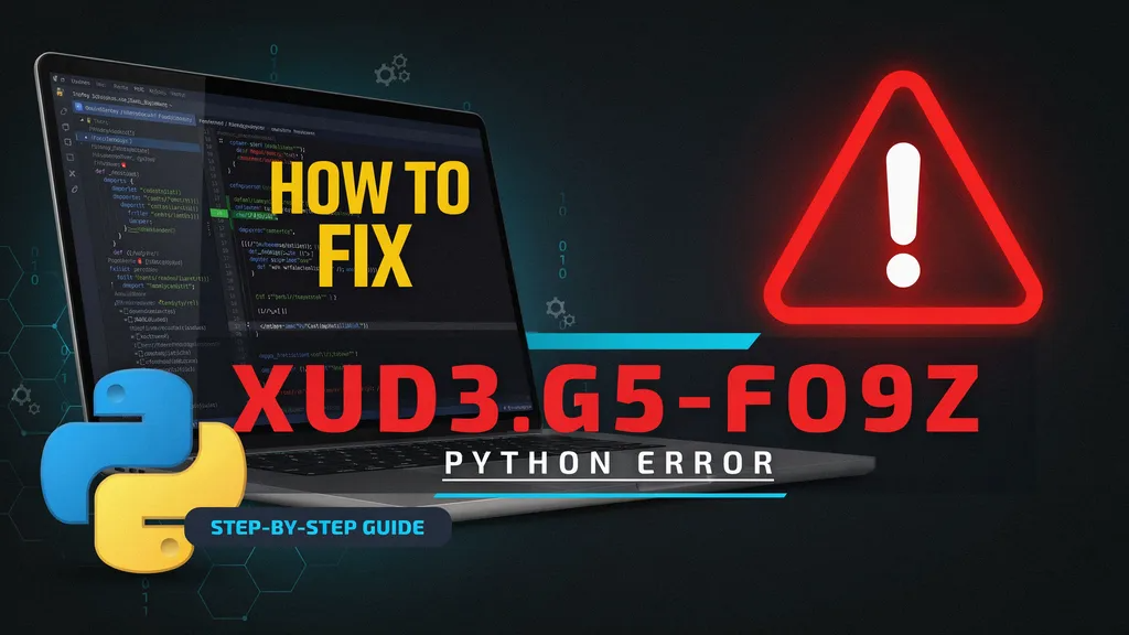 How to Fix xud3.g5-fo9z Python